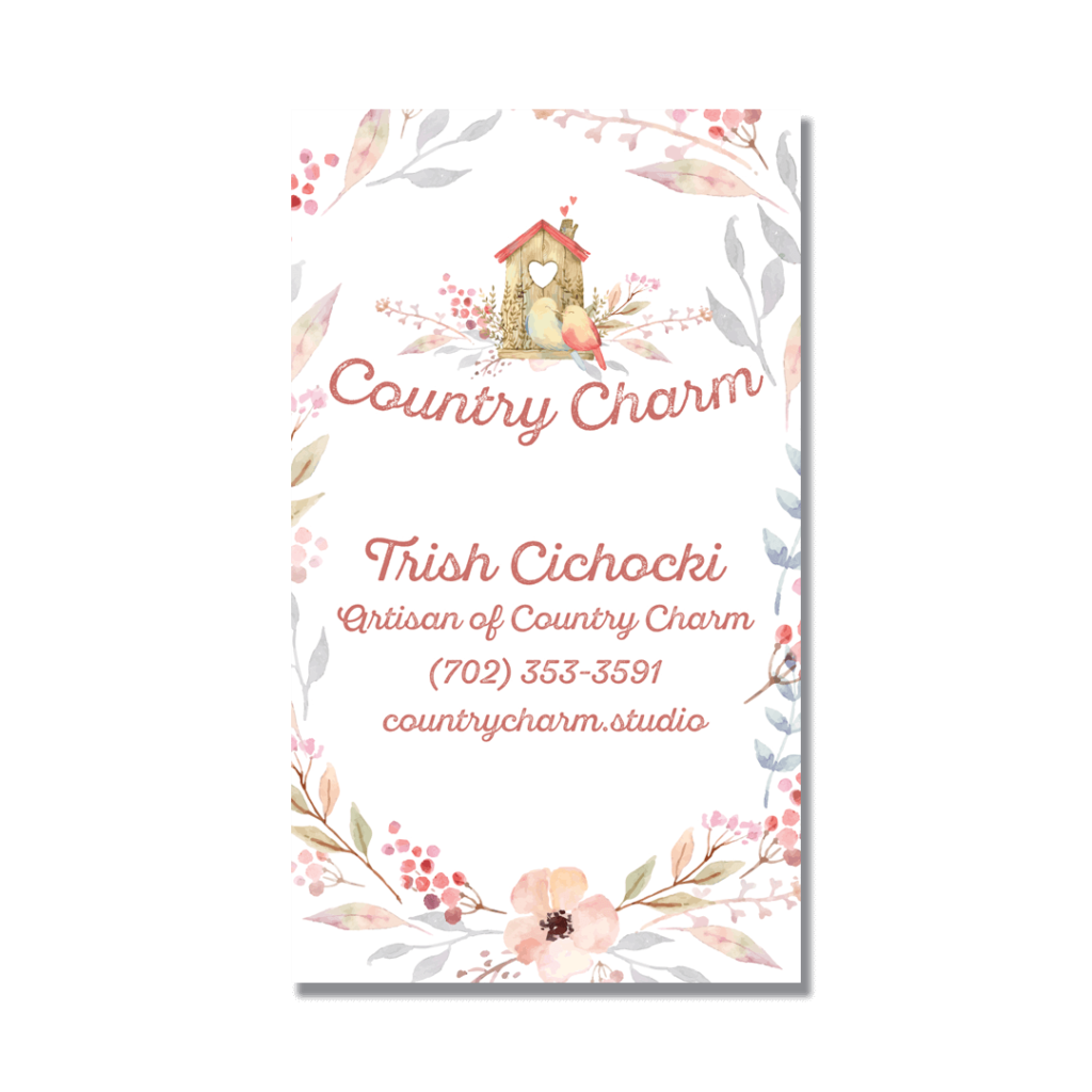 Country Charm Official Business Card